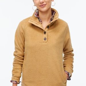 NWT Jcrew Sherpa Button-front Tunic